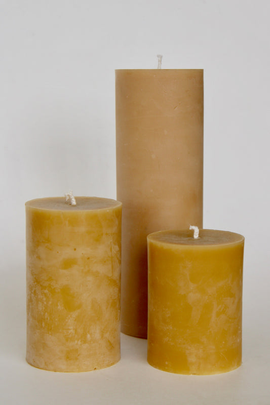 Beeswax Pillar Candle